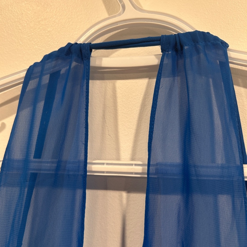 Cache High Low Blue Dress - Picture 3 of 6